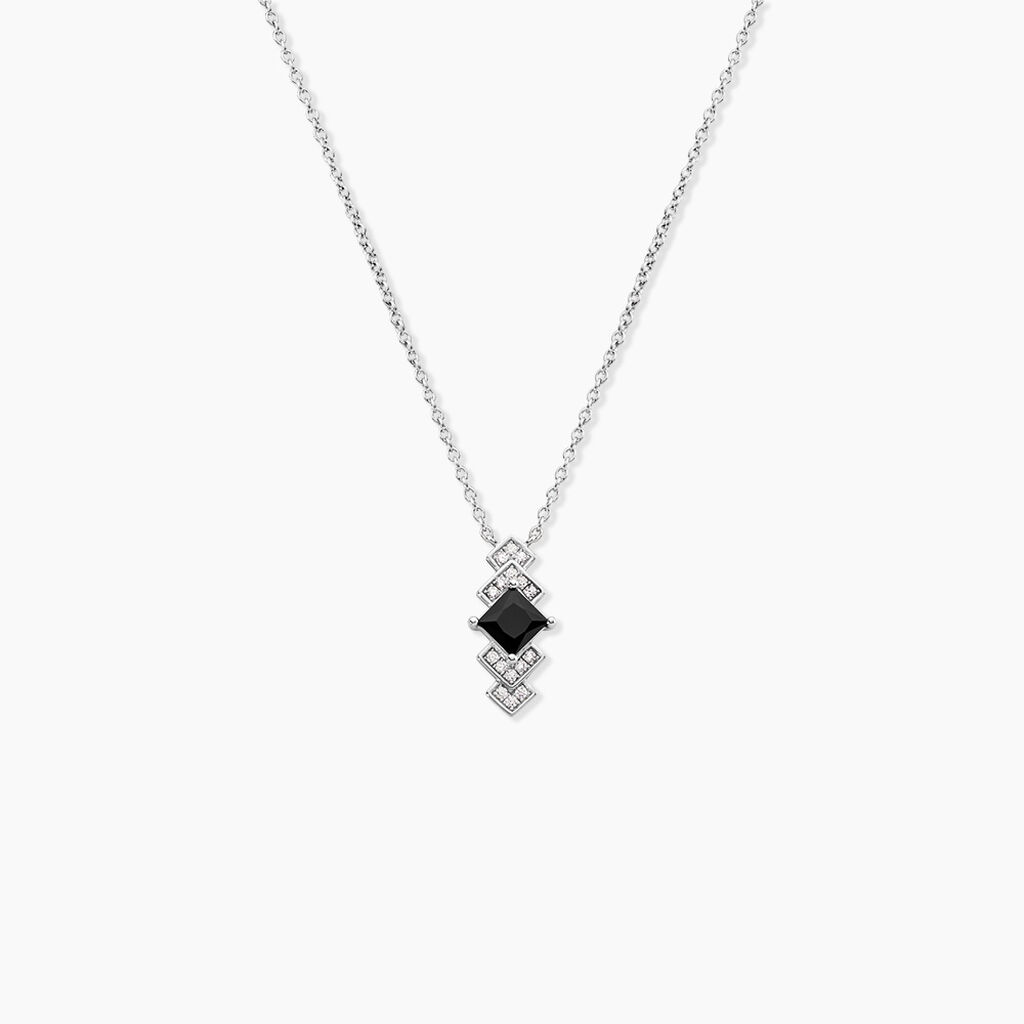 Collier Maymana Argent Blanc Oxyde De Zirconium - Colliers avec pierres Femme | Marc Orian