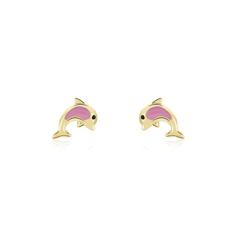 Boucles D'oreilles Puces Or Jaune Mael Smalto - Puces Enfant | Marc Orian