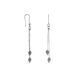 Boucles D'oreilles Pendantes Ninae Argent Blanc - Pendantes Femme | Marc Orian