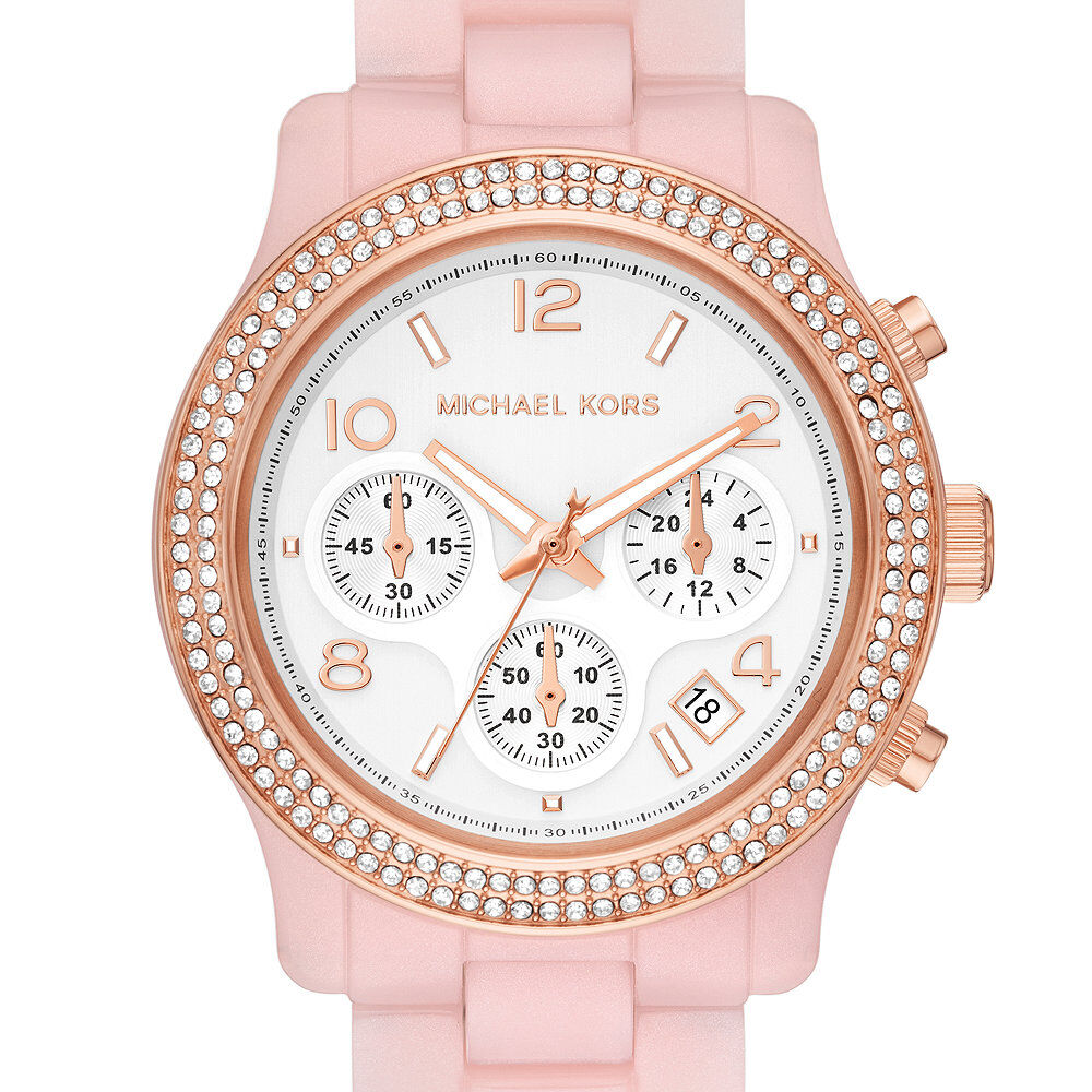 Montre Michael Kors Runway Blanc HXMFR1W0020 Marc Orian Bijouterie en ligne