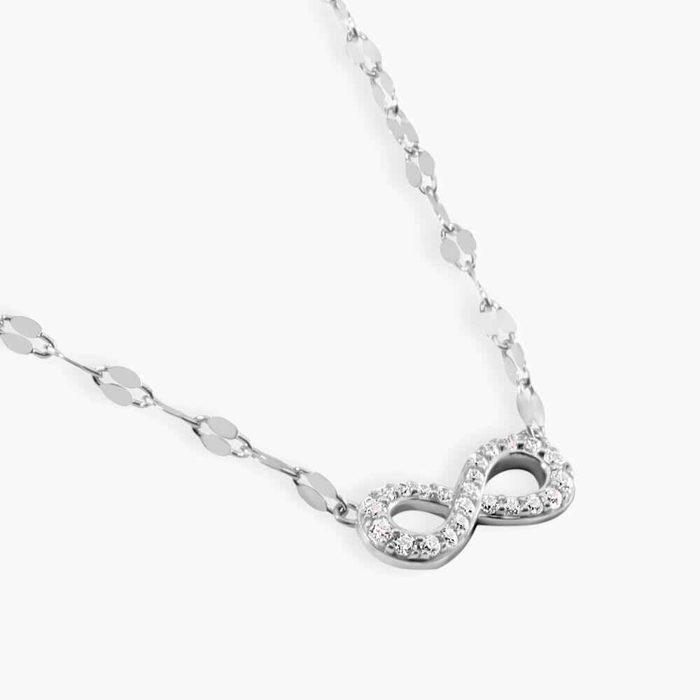 Collier Argent Wine Infini Oxydes De Zirconium - Colliers avec pierres Femme | Marc Orian