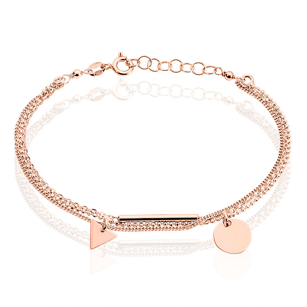 Bracelet Daina Argent Rose - Bracelets Medailles Femme | Marc Orian