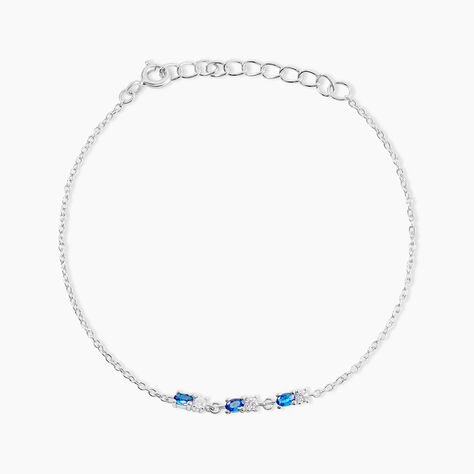 Bracelet Argent Blanc Augusts Oxydes De Zirconium - Bracelets fantaisie Femme | Marc Orian