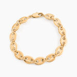Bracelet William Plaqu&eacute; Or Jaune - Bracelets mailles Homme | Marc Orian