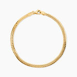 Bracelet Or Jaune Izel Maille Anglaise - Bracelets mailles Femme | Marc Orian