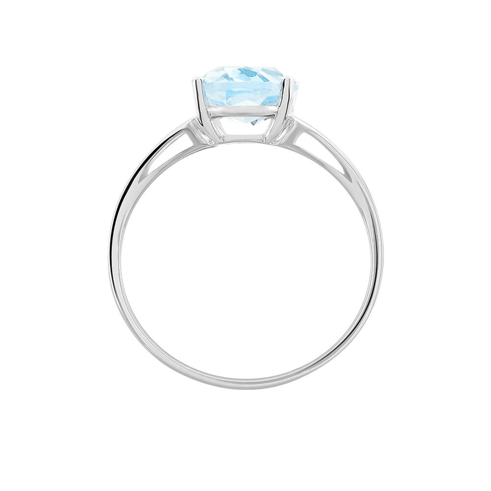 Bague Lis Or Blanc Topaze - Bagues pierres fines Femme | Marc Orian