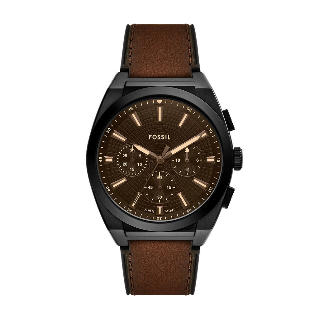 Montre Fossil Everett Noir - Montres &eacute;tanches Homme | Marc Orian
