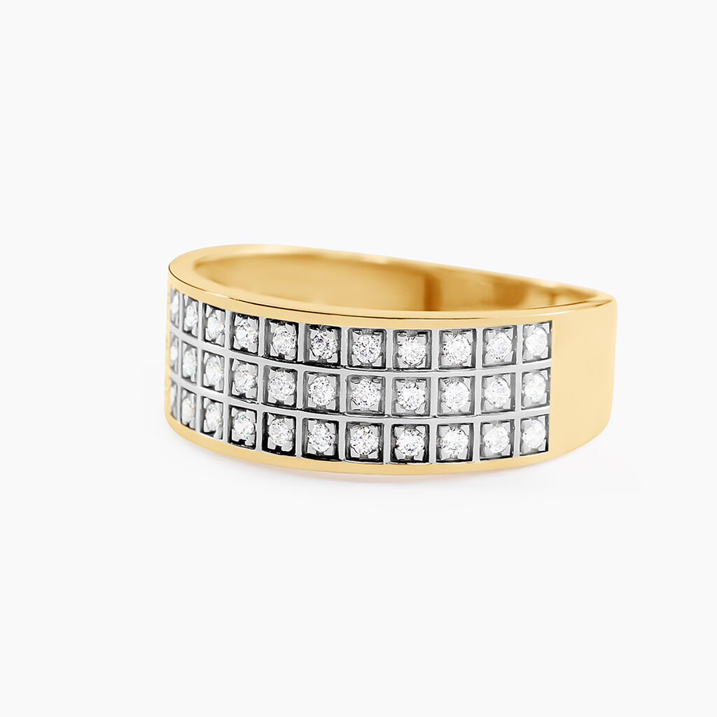 Bague Morjana Or Jaune Oxyde De Zirconium - Bagues avec pierre Femme | Marc Orian