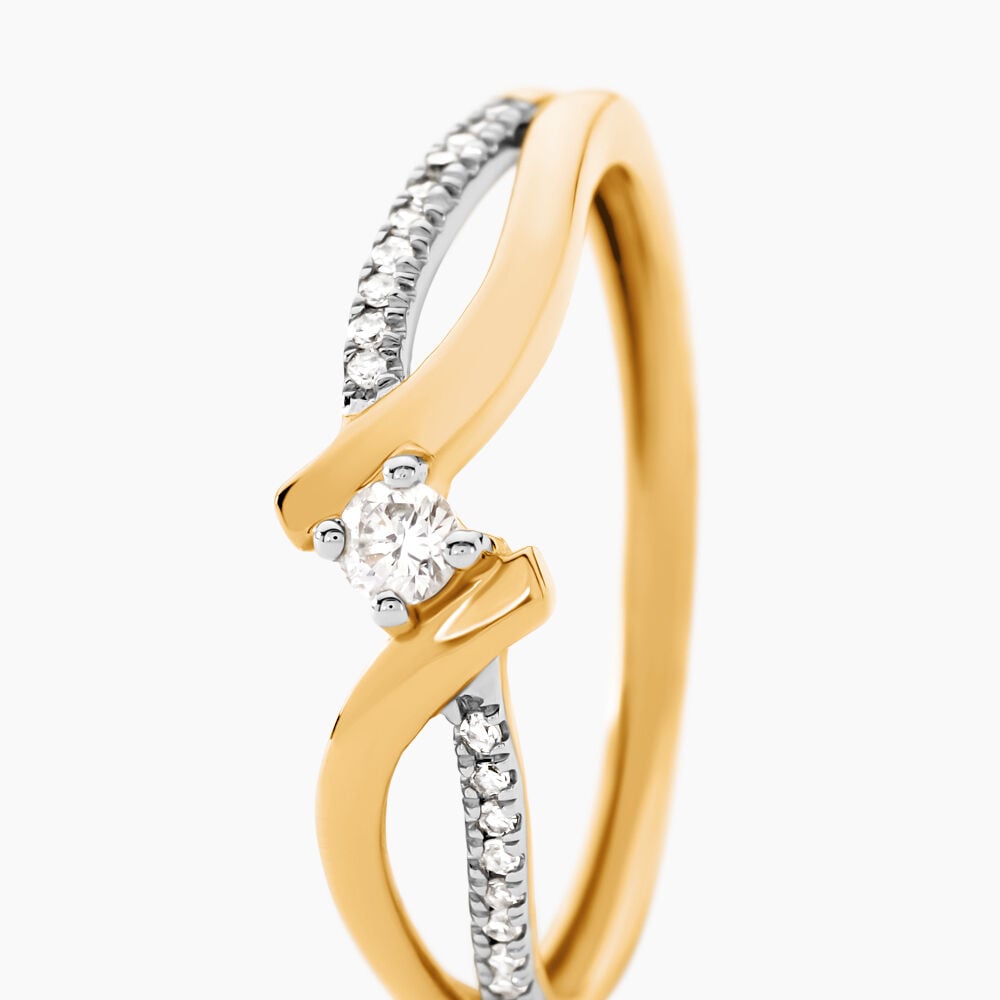 Bague Orianna Or Jaune Diamant - Parures de mariage Femme | Marc Orian