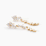 Boucles D'Oreilles Pendantes Glamour Plaqu&eacute; Or Jaune Oxyde De Zirconium - Pendantes Femme | Marc Orian