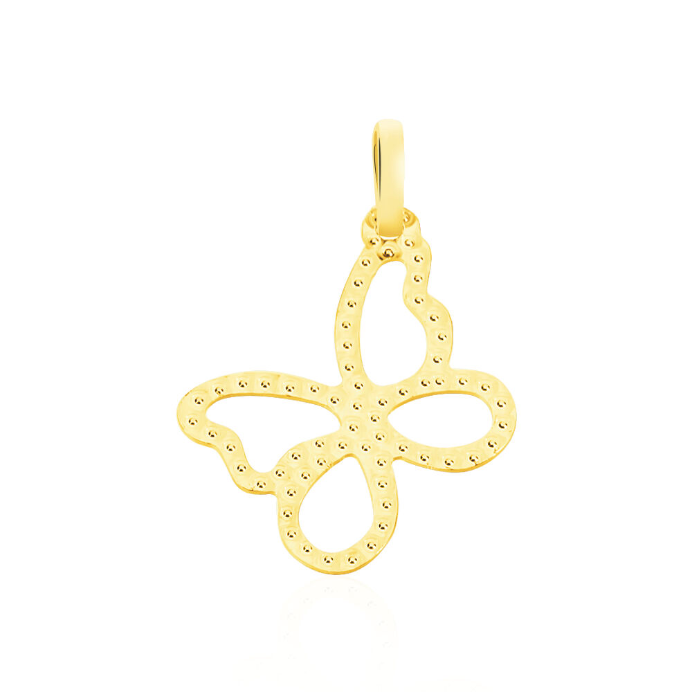 Pendentif Jaima Papillon Diamante Or Jaune - Pendentifs Famille | Marc Orian