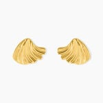 Boucles D'Oreilles Puces Salina Acier Jaune - Puces Femme | Marc Orian