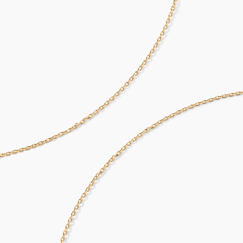Cha&icirc;ne Igoa Maille For&ccedil;at Diamantee Or Jaune - Chaines Femme | Marc Orian