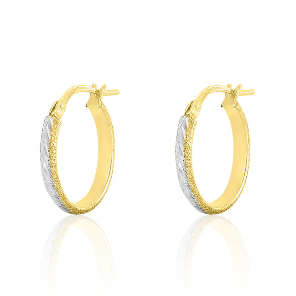 Cr&eacute;oles Sterala Or Jaune Strass - Cr&eacute;oles Femme | Marc Orian