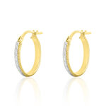 Cr&eacute;oles Sterala Or Jaune Strass - Cr&eacute;oles Femme | Marc Orian