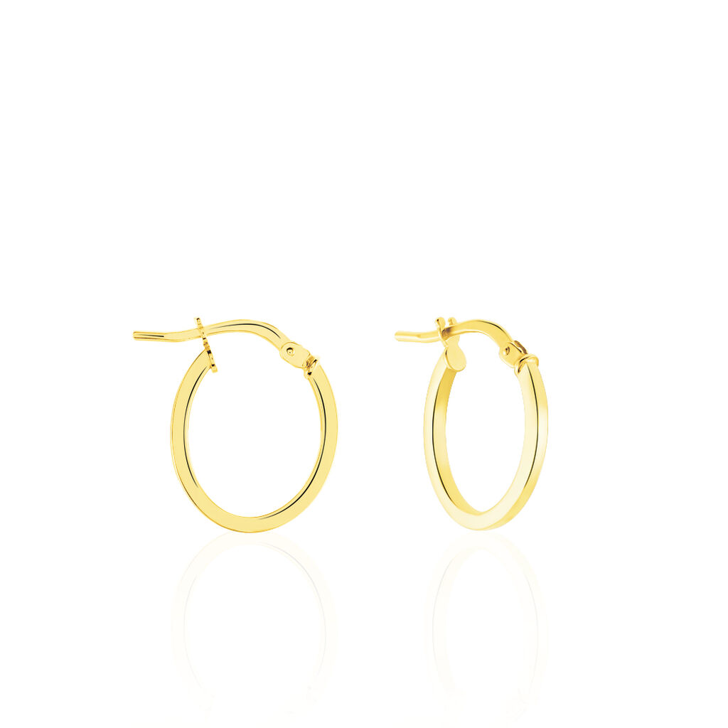 Cr&eacute;oles Telya Or Jaune - Cr&eacute;oles Femme | Marc Orian