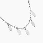 Collier Argent Blanc Osama - Colliers fantaisie Femme | Marc Orian
