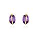 Boucles D'oreilles Puces Or Jaune Prudencia Améthystes - Puces Femme | Marc Orian
