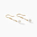 Boucles D'oreilles Pendantes Bindy Or Jaune Perle De Culture - Pendantes Femme | Marc Orian