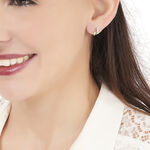 Boucles D'oreilles Puces Kirsten Or Jaune Agate - Puces Femme | Marc Orian