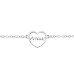 Bracelet Argent Blanc Nalani - Bracelets fantaisie Femme | Marc Orian