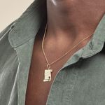 Pendentif Irenca Message Parchemin Or Jaune - Pendentifs Famille | Marc Orian