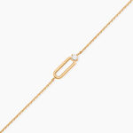 Bracelet Ellin Plaque Or Jaune Oxyde De Zirconium - Bracelets fantaisie Femme | Marc Orian