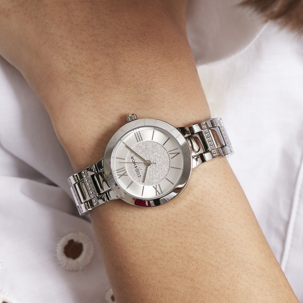 Montre Codhor Lauryn Argenté - Montres étanches Femme | Marc Orian