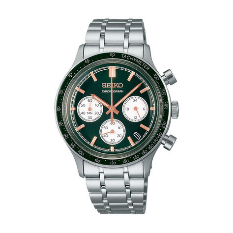 Montre Seiko Sport Chrono Vert - Montres &eacute;tanches Homme | Marc Orian