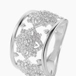 Bague Ros&eacute;e Or Blanc Diamant - Bagues pierres pr&eacute;cieuses Femme | Marc Orian