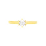 Bague Solitaire Niva Or Jaune Diamant - Solitaires Femme | Marc Orian