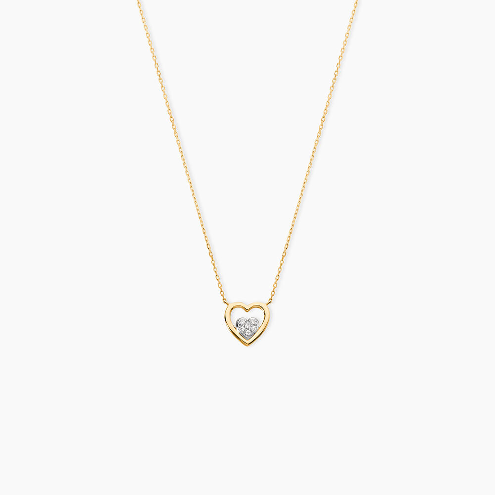 Collier Or Jaune Lenaick Oxyde De Zirconium - Colliers avec pierres Femme | Marc Orian