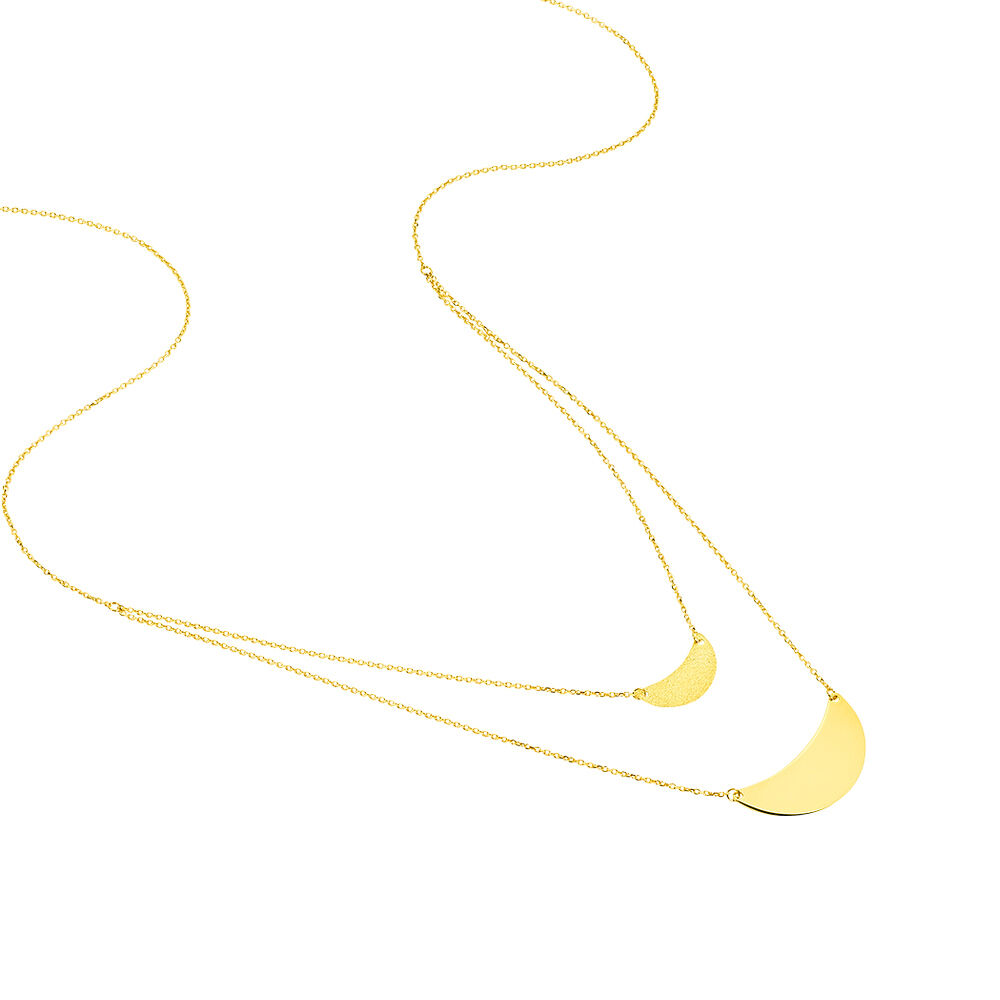 Collier Mah Or Jaune - Colliers multirangs Femme | Marc Orian