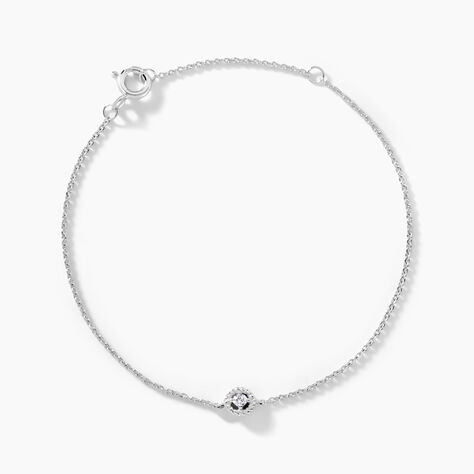 Bracelet Morissette Argent Blanc Diamant Synthétique - Bracelets chaînes Femme | Marc Orian