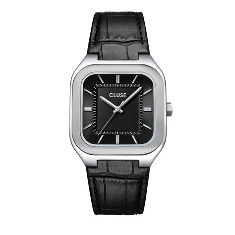 Montre Cluse Quadrus Noir - Montres &eacute;tanches Homme | Marc Orian