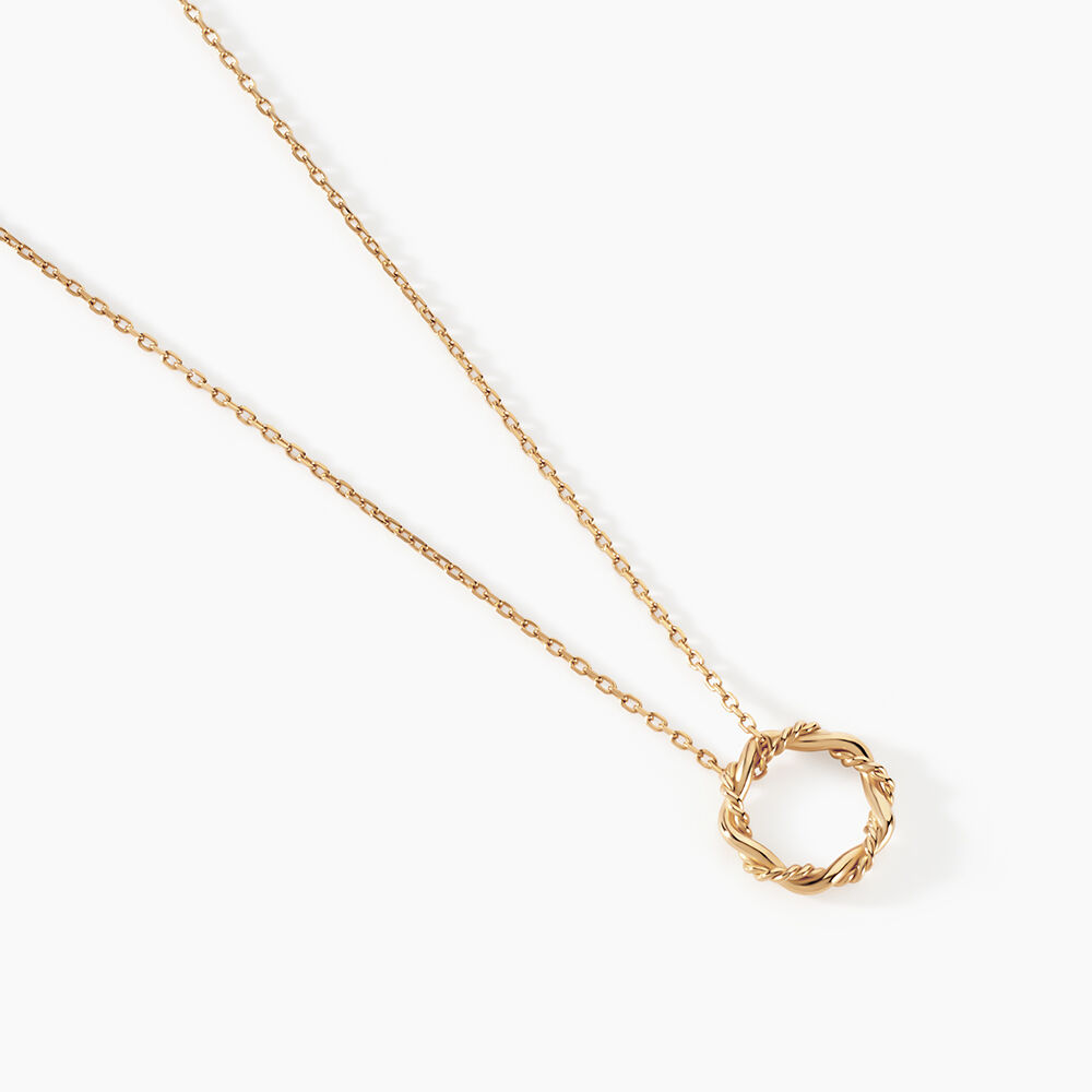 Collier Intertwined Plaqu&eacute; Or Jaune - Colliers ete Femme | Marc Orian
