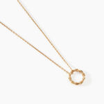 Collier Intertwined Plaqu&eacute; Or Jaune - Colliers ete Femme | Marc Orian