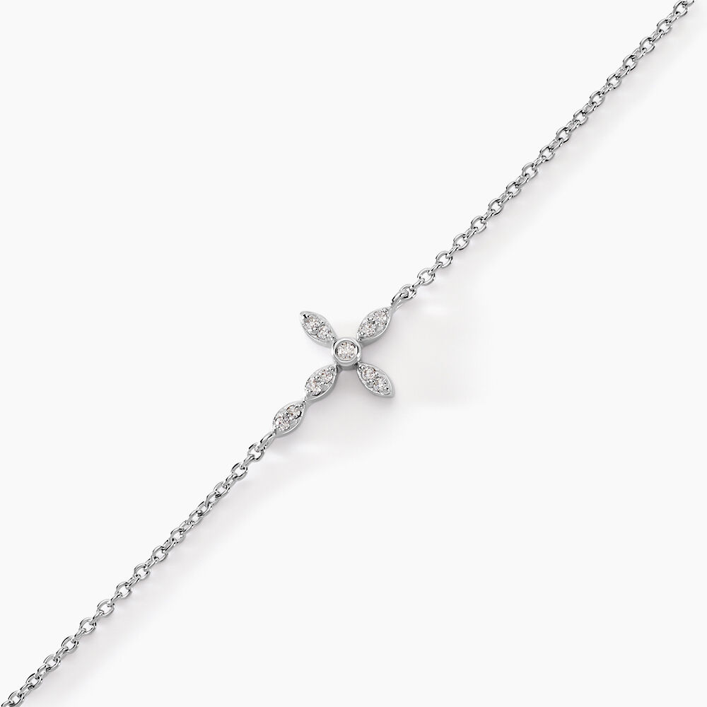 Bracelet Ysalis Argent Blanc Oxyde De Zirconium - Bracelets chaînes Femme | Marc Orian