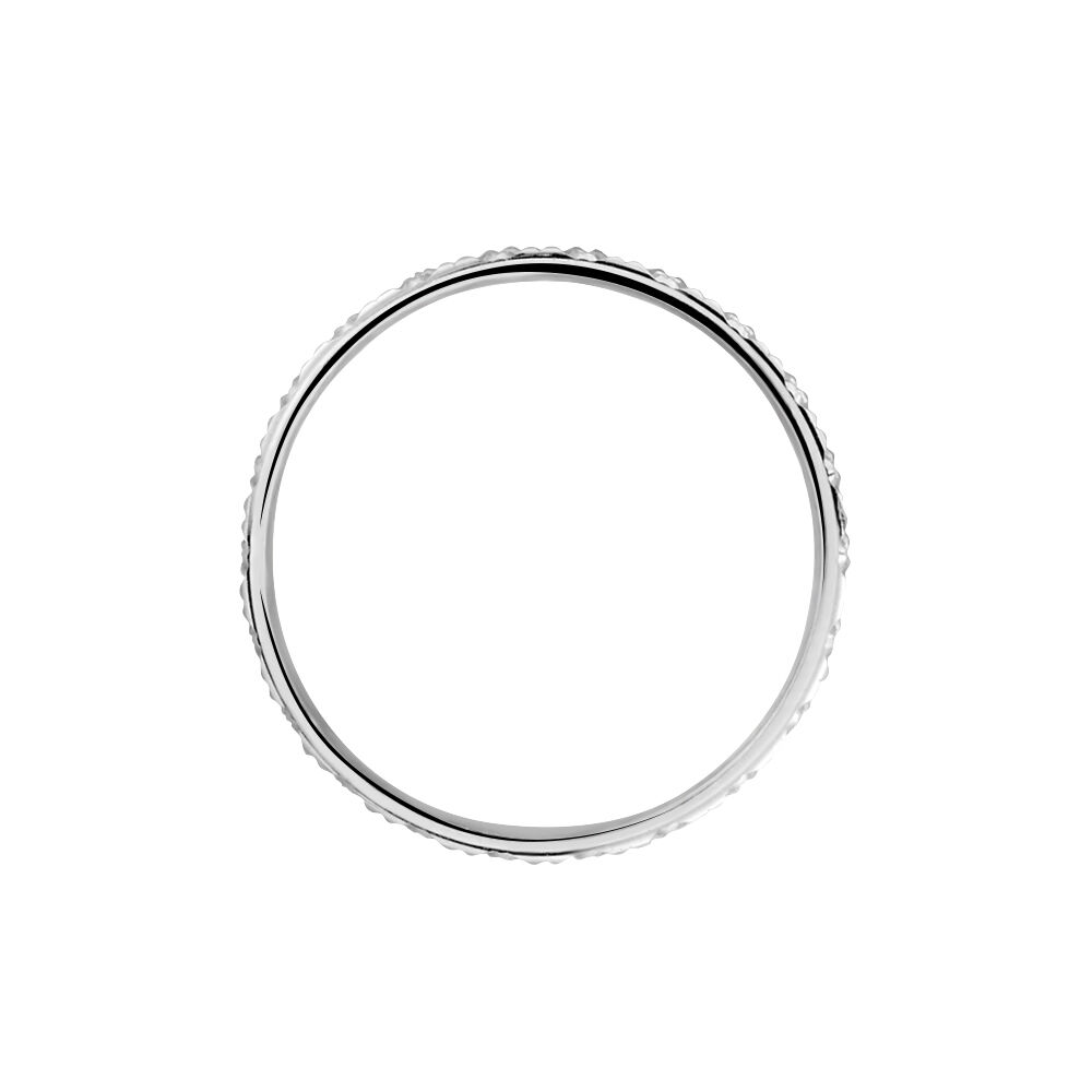 Alliance Fantaisie Diamantee Or Blanc - Alliances duo Unisex | Marc Orian