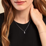 Collier Desert Argent Blanc Oxyde De Zirconium - Colliers avec pierres Femme | Marc Orian