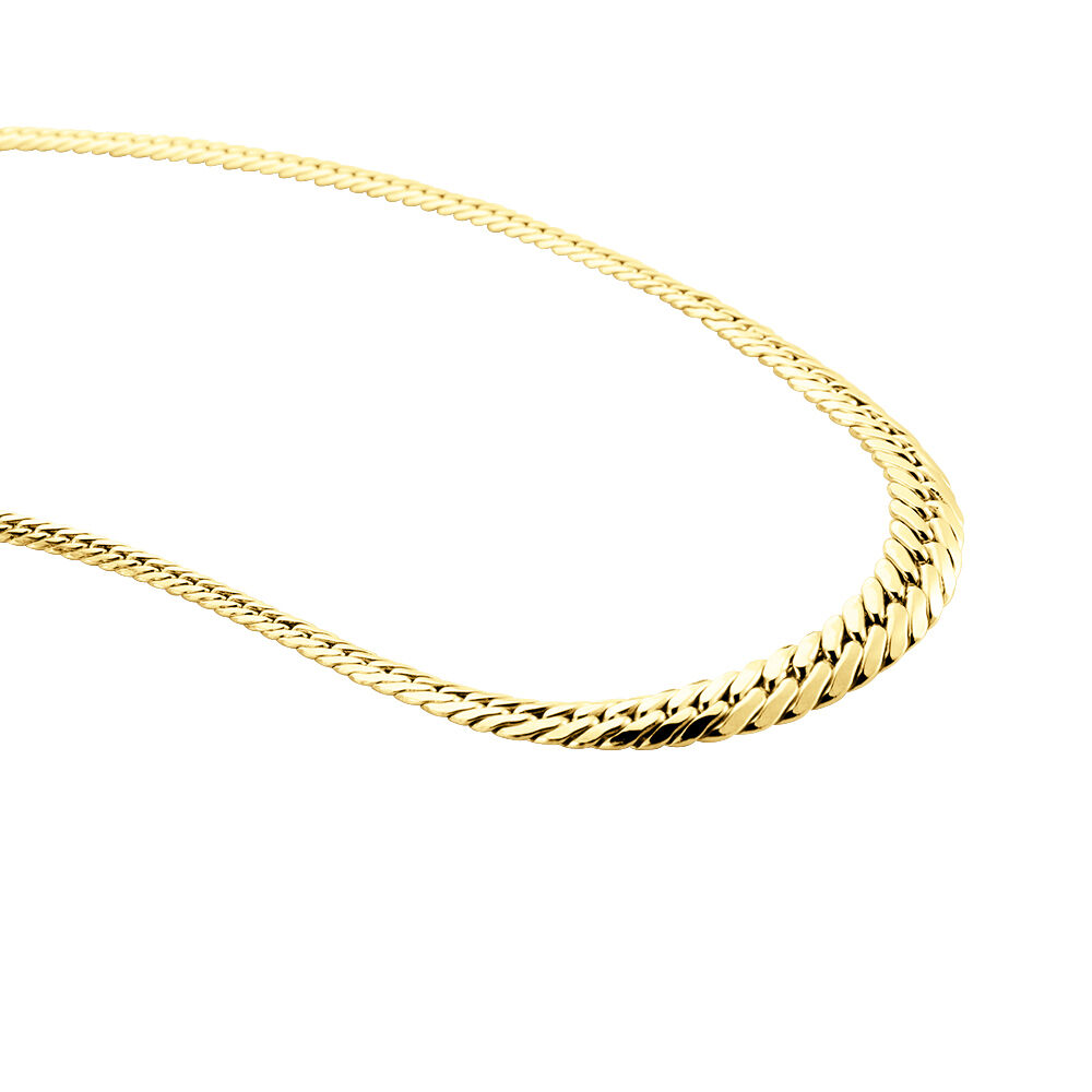 Collier Or Jaune Izel Maille Anglaise - Chaines Femme | Marc Orian