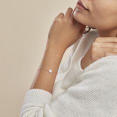 Bracelet Or Jaune Burak Oxyde De Zirconium - Bracelets chaînes Femme | Marc Orian