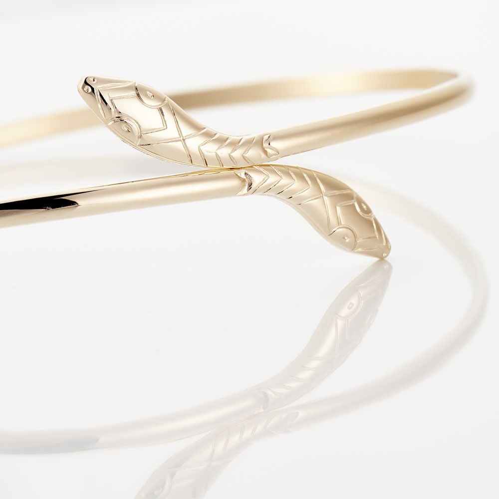 Bracelet Jonc Wandala Plaqué Or Jaune - Bracelets Ethniques Femme | Marc Orian