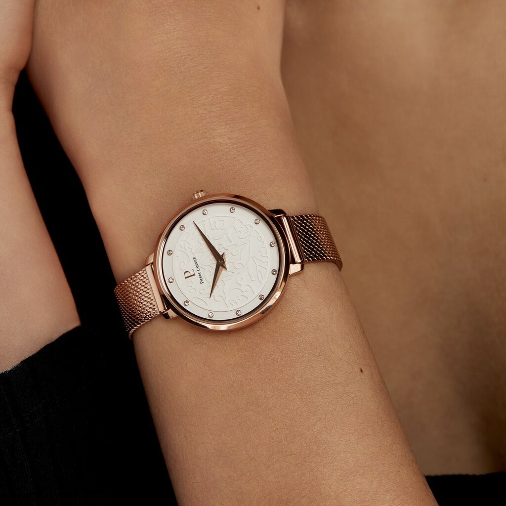 Montre Pierre Lannier Elegance Eolia Blanc - Montres Femme | Marc Orian