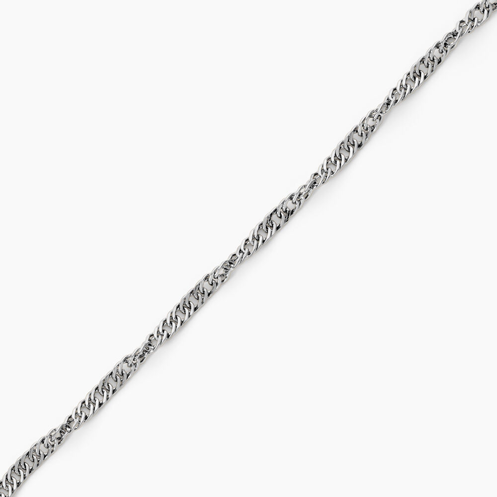Bracelet Cinthia Acier Blanc - Bracelets mailles Femme | Marc Orian