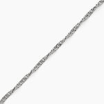 Bracelet Cinthia Acier Blanc - Bracelets mailles Femme | Marc Orian