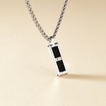 Collier Messy Acier Blanc - Colliers fantaisie Homme | Marc Orian