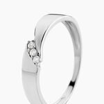 Bague Daphne Or Blanc Diamant - Bagues fian&ccedil;ailles Femme | Marc Orian