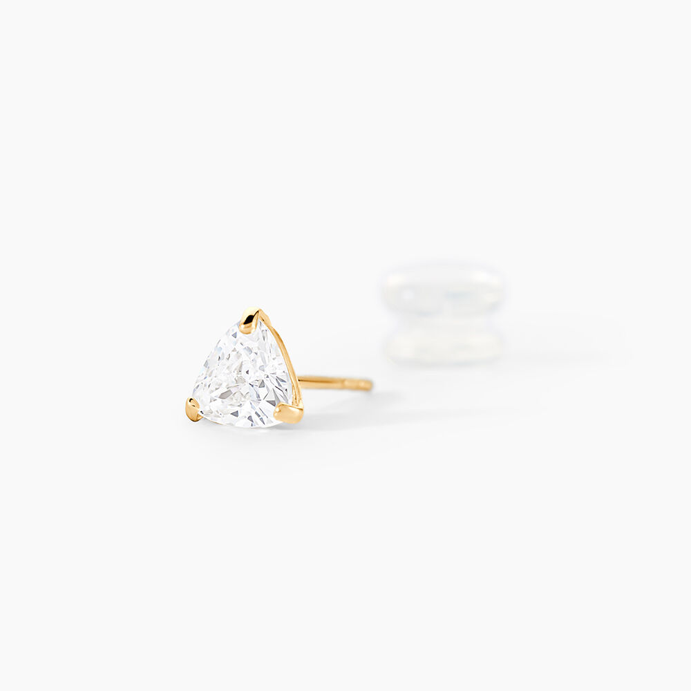 Boucles D'oreilles Puces Poinsettia Or Jaune Oxyde - Puces Femme | Marc Orian