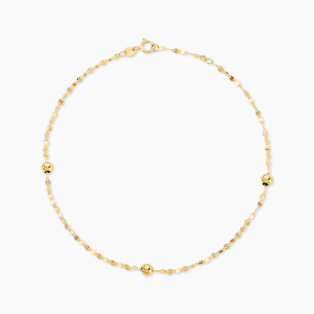 Cha&icirc;ne De Cheville Plantie Or Jaune - Chaines de cheville Femme | Marc Orian